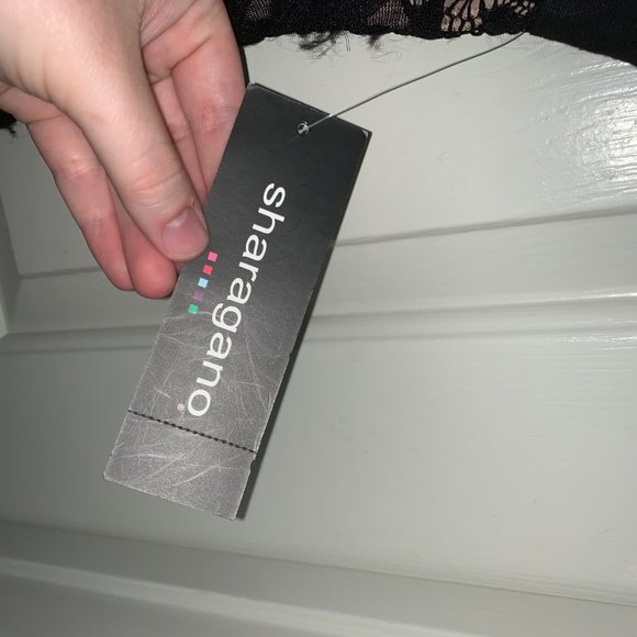 black, and nude sleeveless lace dress NWT - Picture 5 of 11